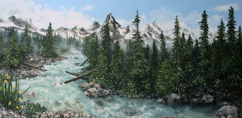 Ethereal Beauty Flowing Freely